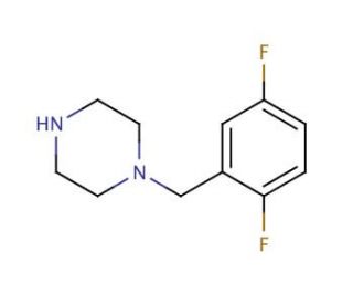 1-(2,5-Difluorobenzyl)piperazine (CAS 179334-18-0) - chemical structure image