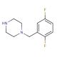 1-(2,5-Difluorobenzyl)piperazine (CAS 179334-18-0) - chemical structure image