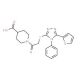 1-[2-(5-Furan-2-yl-4-phenyl-4H-[1,2,4]triazol-3-ylsulfanyl)-acetyl]-piperidine-4-carboxylic acid - chemical structure image