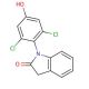 1-(2,6-Dichloro-4-hydroxphenyl)-1,3-dihydroindol-2-one - chemical structure image