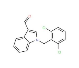 1-(2,6-Dichlorobenzyl)-1H-indole-3-carbaldehyde - chemical structure image