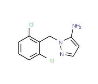 1-(2,6-dichlorobenzyl)-1H-pyrazol-5-amine - chemical structure image