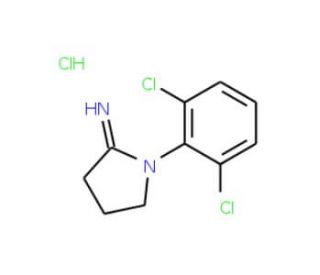 1-(2,6-dichlorophenyl)pyrrolidin-2-imine hydrochloride - chemical structure image