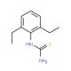 1-(2,6-Diethylphenyl)-2-thiourea (CAS 25343-30-0) - chemical structure image