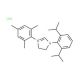 1-(2,6-Diisopropylphenyl)-3-(2,4,6-trimethylphenyl)-imidazolinium chloride (CAS 866926-59-2) - chemical structure image