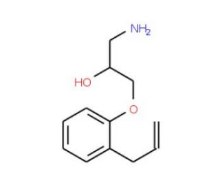 1-(2-Allyl-phenoxy)-3-amino-propan-2-ol - chemical structure image