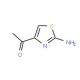 1-(2-amino-1,3-thiazol-4-yl)ethanone (CAS 101258-16-6) - chemical structure image