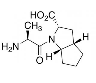 1-(2-Amino-1-oxopropyl)octahydrocyclopenta[b]pyrrole-2-caroxylic Acid (CAS 104160-97-6) - chemical structure image