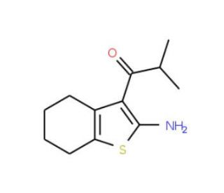 1-(2-Amino-4,5,6,7-tetrahydro-benzo[b]thiophen-2-methyl-propan-1-one - chemical structure image