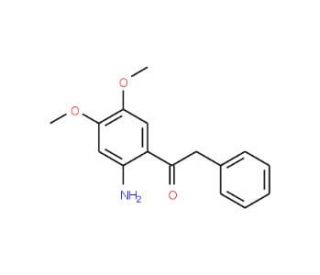 1-(2-Amino-4,5-dimethoxy-phenyl)-2-phenyl-ethanone - chemical structure image