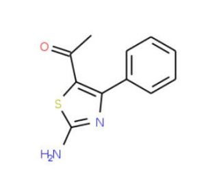 1-(2-Amino-4-phenyl-thiazol-5-yl)-ethanone - chemical structure image