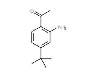 1-(2-Amino-4-tert-butyl-phenyl)-ethanone (CAS 312315-59-6) - chemical structure image
