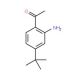 1-(2-Amino-4-tert-butyl-phenyl)-ethanone (CAS 312315-59-6) - chemical structure image