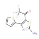 1-(2-Amino-4-thiophen-2-yl-thiazol-5-yl)-2,2,2-trifluoro-ethanone - chemical structure image
