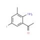 1-(2-Amino-5-iodo-3-methylphenyl)-1-ethanone - chemical structure image