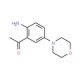 1-(2-Amino-5-morpholinophenyl)-1-ethanone (CAS 98440-50-7) - chemical structure image