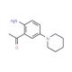 1-(2-Amino-5-piperidinophenyl)-1-ethanone (CAS 60283-14-9) - chemical structure image