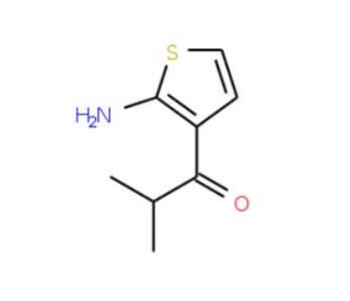 1-(2-Amino-thiophen-3-yl)-2-methyl-propan-1-one - chemical structure image