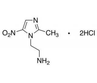 1-(2-Aminoethyl)-2-methyl-5-nitroimidazole Dihydrochloride (CAS 49575-10-2) - chemical structure image