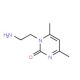 1-(2-Aminoethyl)-4,6-dimethylpyrimidin-2(1H)-one (CAS 889945-01-1) - chemical structure image