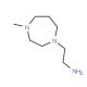 1-(2-Aminoethyl)-4-methylhomopiperazine (CAS 39270-45-6) - chemical structure image