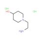 1-(2-Aminoethyl)-4-piperidinol 2HCl (CAS 110484-18-9) - chemical structure image