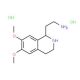 1-(2-Aminoethyl)-6,7-dimethoxy-1,2,3,4-tetrahydroisoquinoline dihydrochloride (CAS 14421-47-7) - chemical structure image