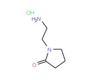 1-(2-Aminoethyl)pyrrolidin-2-onehydrochloride - chemical structure image