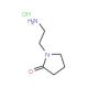 1-(2-Aminoethyl)pyrrolidin-2-onehydrochloride - chemical structure image