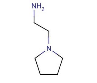 1-(2-Aminoethyl)pyrrolidine (CAS 7154-73-6) - chemical structure image