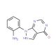 1-(2-aminophenyl)-1,5-dihydro-4H-pyrazolo[3,4-d]pyrimidin-4-one - chemical structure image