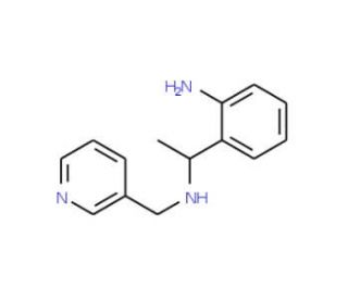 [1-(2-Aminophenyl)ethyl](pyridin-3-ylmethyl)amine - chemical structure image