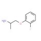 1-(2-aminopropoxy)-2-fluorobenzene - chemical structure image