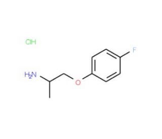 1-(2-aminopropoxy)-4-fluorobenzene hydrochloride - chemical structure image