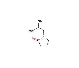 1-(2-aminopropyl)pyrrolidin-2-one (CAS 388630-76-0) - chemical structure image