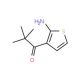 1-(2-Aminothiophene-3-yl)-2,2-dimethylpropan-1-one - chemical structure image