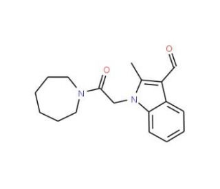 1-(2-Azepan-1-yl-2-oxo-ethyl)-2-methyl-1H-indole-3-carbaldehyde - chemical structure image