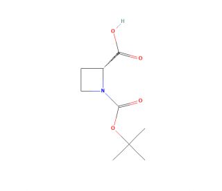 1,2-Azetidinedicarboxylic Acid 1-(1,1-Dimethylethyl) Ester (CAS 228857-58-7) - chemical structure image