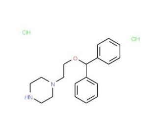 1-(2-Benzhydryloxy-ethyl)-piperazinedihydrochloride - chemical structure image