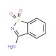1,2-benzisothiazol-3-amine 1,1-dioxide (CAS 7668-28-2) - chemical structure image