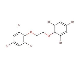 1,2-Bis(2,4,6-tribromophenoxy)ethane (CAS 37853-59-1) - chemical structure image