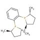 (−)-1,2-Bis[(2R,5R)-2,5-dimethylphospholano]benzene (CAS 147253-67-6) - chemical structure image