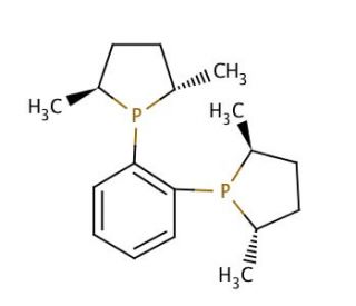 (&plus;)-1,2-Bis[(2S,5S)-2,5-dimethylphospholano]benzene (CAS 136735-95-0) - chemical structure image