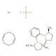 1,2-Bis[(2S,5S)-2,5-dimethylphospholano]benzene(cyclooctadiene)rhodium(I) tetrafluoroborate (CAS 205064-10-4) - chemical stru