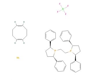 1,2-Bis[(2S,5S)-2,5-diphenylphospholano]ethane(1,5-cyclooctadiene)rhodium(I) tetrafluoroborate (CAS 849950-53-4) - chemical s
