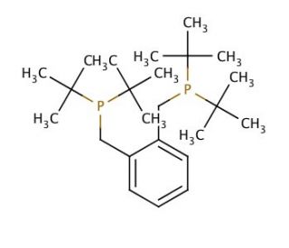 1,2-Bis(di-tert-butylphosphinomethyl)benzene (CAS 121954-50-5) - chemical structure image