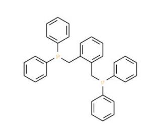 1,2-Bis(diphenylphosphinomethyl)benzene (CAS 62144-65-4) - chemical structure image