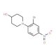 1-(2-Bromo-4-nitrophenyl)-4-hydroxypiperidine (CAS 1072944-61-6) - chemical structure image