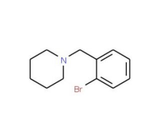 1-(2-Bromobenzyl)piperidine (CAS 1459-22-9) - chemical structure image