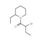 1-(2-Bromobutanoyl)-2-ethylpiperidine - chemical structure image